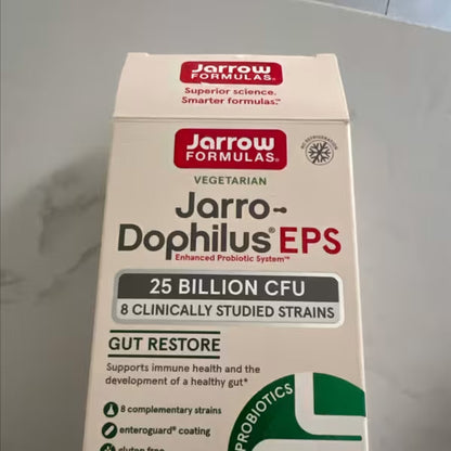 [Jarrow Formulas] Jarro-Dophilus EPS | Probiotic Dietary Supplement for Daily Wellness | 30 / 60 / 120 Veggie Capsules