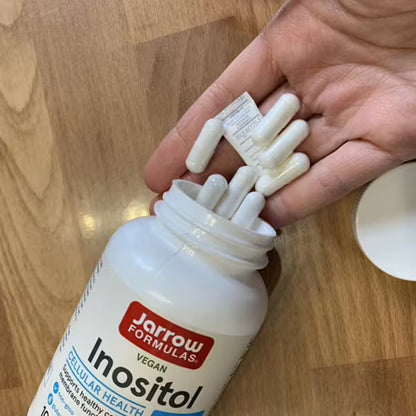 [Jarrow Formulas] Vegan Inositol 750mg | Dietary Supplement for Daily Wellness | 100 Veggie Capsules
