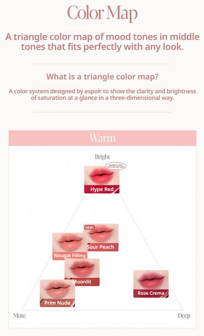 [espoir] Couture Lip Tint Fitting Blur – Soft Matte Vegan Tint | 4g
