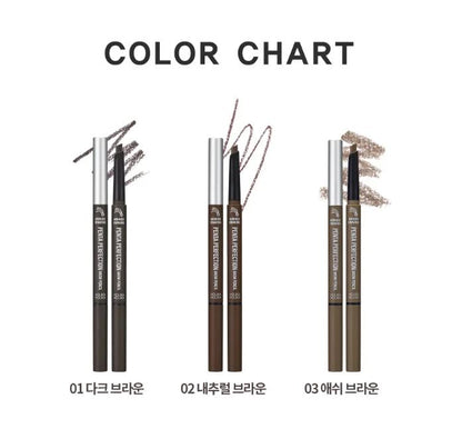 [Holika Holika] Brow Pencil with Soft Powdery Finish – Penta Perfection 1pc