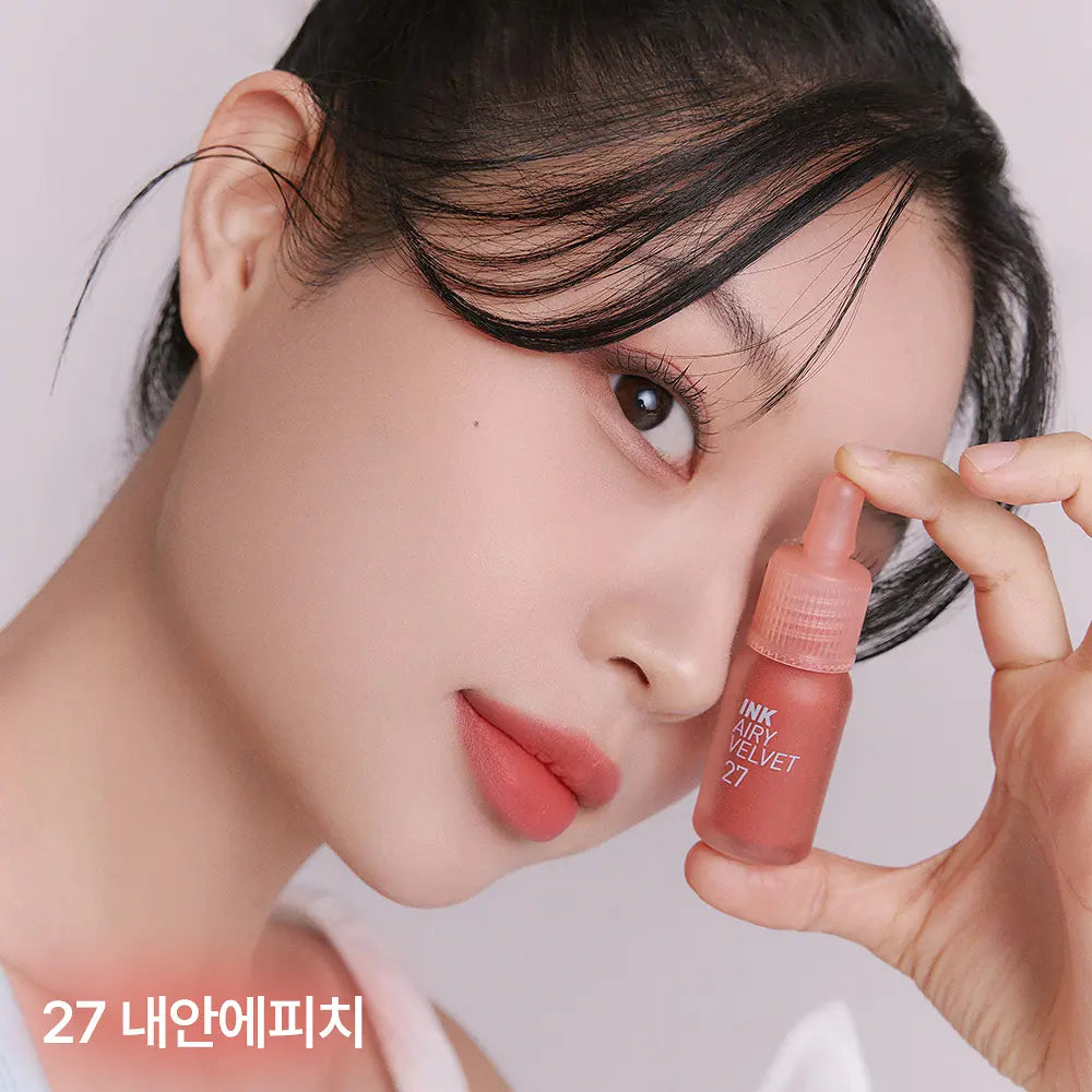 [Peripera] Ink Airy Velvet Lip Tint – Soft Airy Matte Finish | 4g (10 Shades)