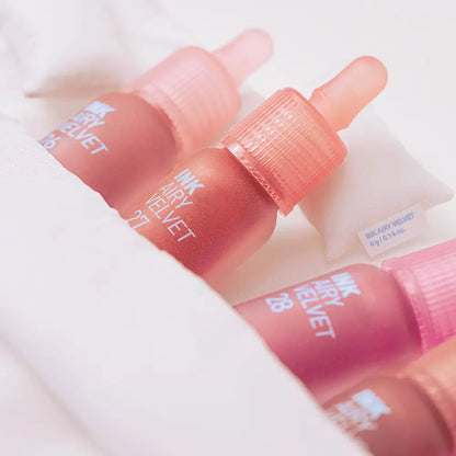 [Peripera] Ink Airy Velvet Lip Tint – Soft Airy Matte Finish | 4g (10 Shades)