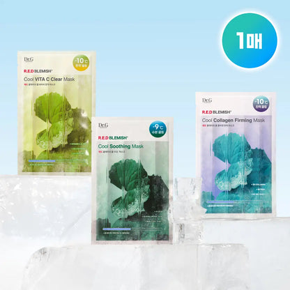 [Dr.G] Cooling Sheet Mask with Fresh Soothing Finish 1 Sheet (3 Options)