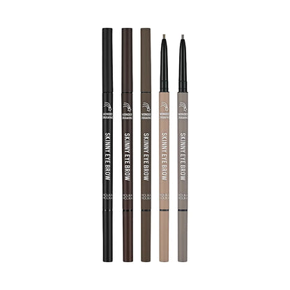 [Holika Holika] Wonder Drawing Skinny Eyebrow – Soft Natural Brow Finish – Single or Duo Set