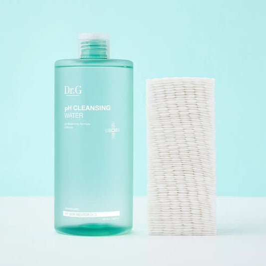 [Dr.G] Gentle Micellar Cleansing Water with Fresh Finish 490 ml (+70 Cotton Pads)