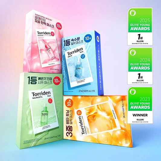 [Torriden] Sheet Mask Set Soft Dewy Comfort Finish 10 Sheets (4 Variants)