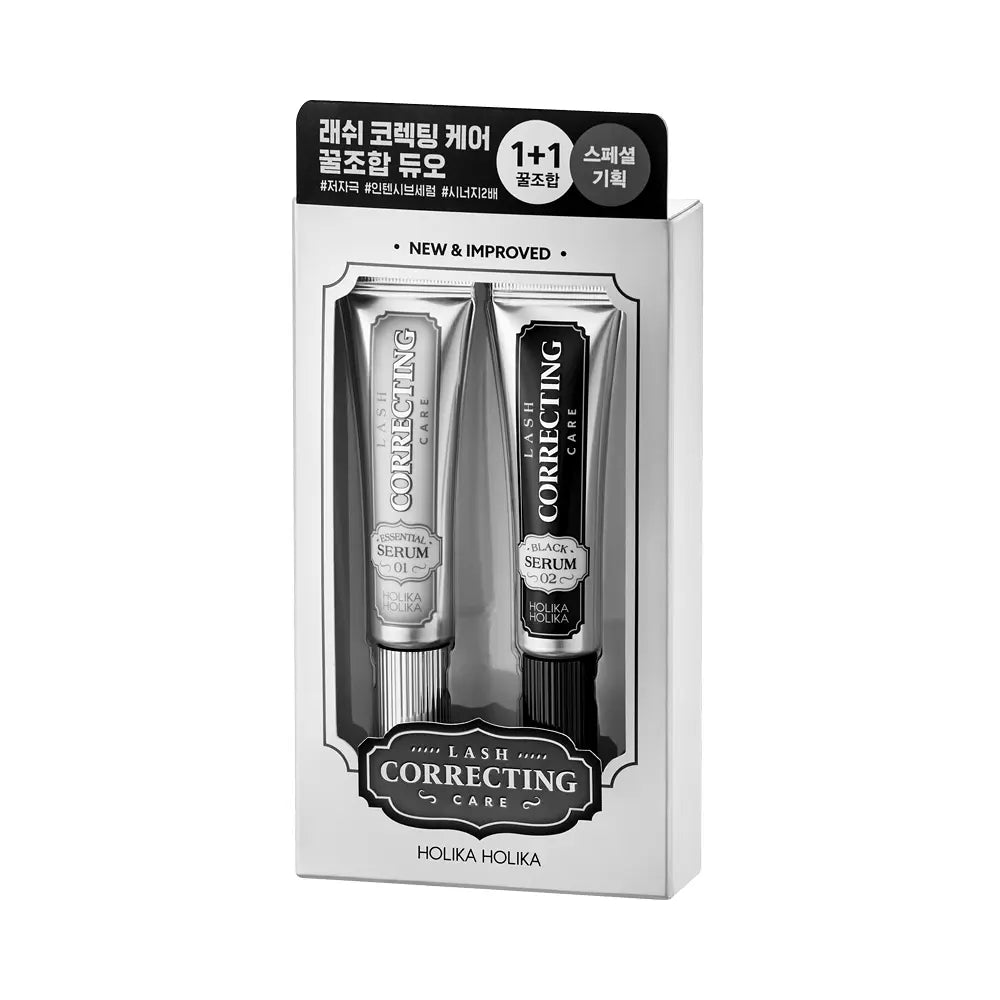 [Holika Holika] Lash Correcting Care Serum Duo Set with Lightweight Texture | 2 Tubes
