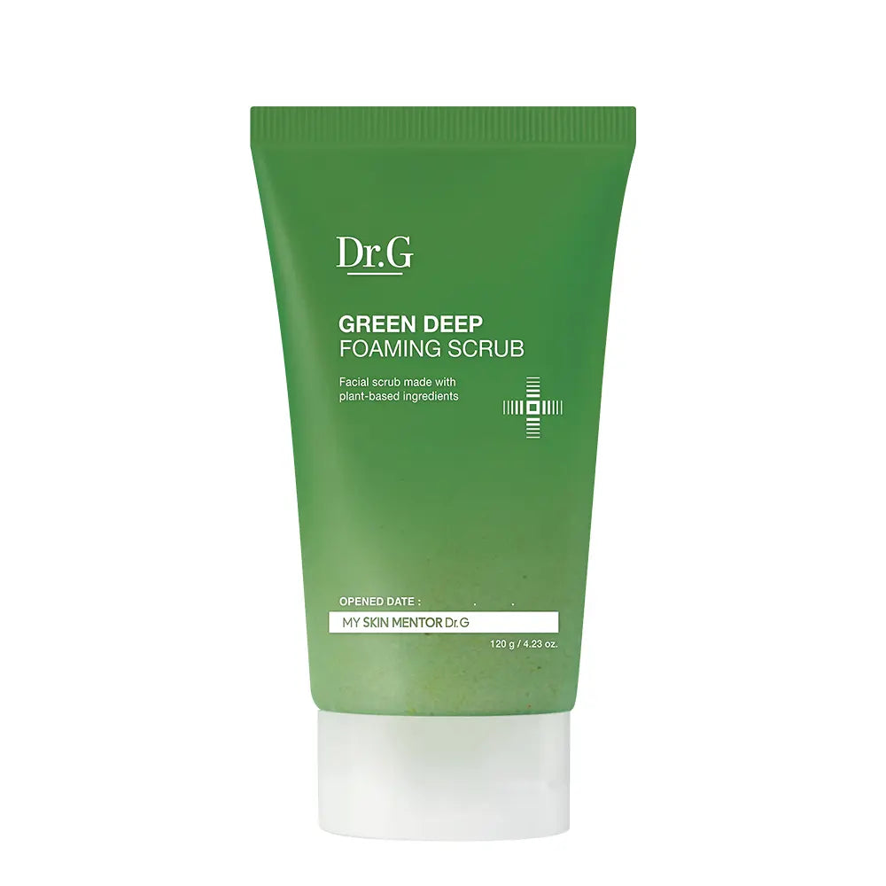 [Dr.G] Green Deep Foaming Scrub Cleanser with Soft Creamy Lather 120 g