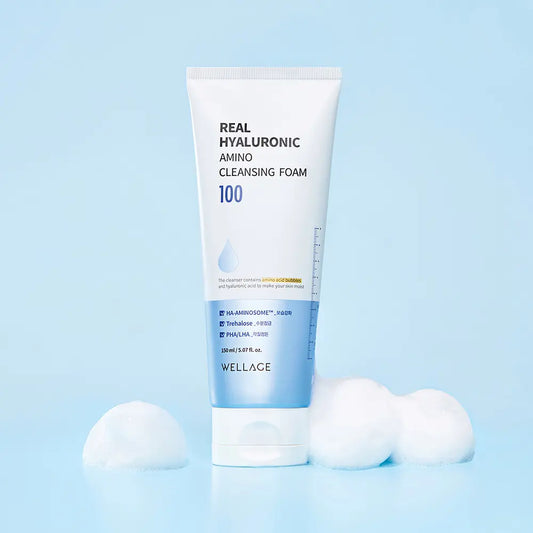 [WELLAGE]Amino Bubble Cleansing Foam Soft Refresh Finish 150 ml by Olive Young