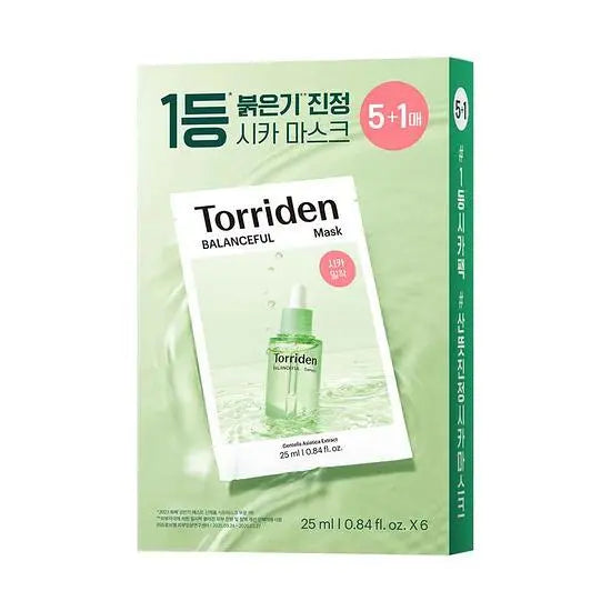 [Torriden] Sheet Mask Set with Fresh Comfort Finish 5+1 Count (Hydration / Calm / Radiance Options)
