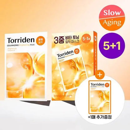 [Torriden] Sheet Mask Set with Fresh Comfort Finish 5+1 Count (Hydration / Calm / Radiance Options)