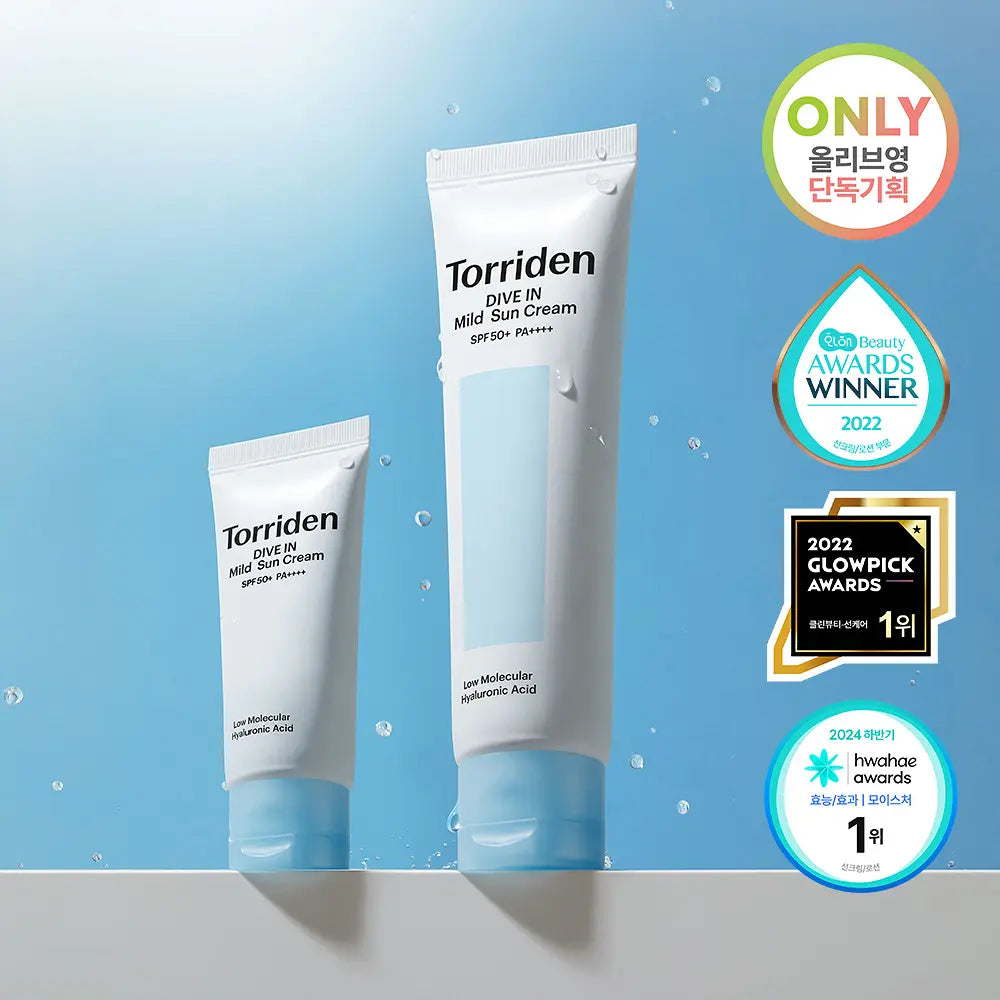 [Torriden] Mineral Mild Sun Cream Lightweight Fresh Finish Duo Set 60ml (+20ml Bonus)
