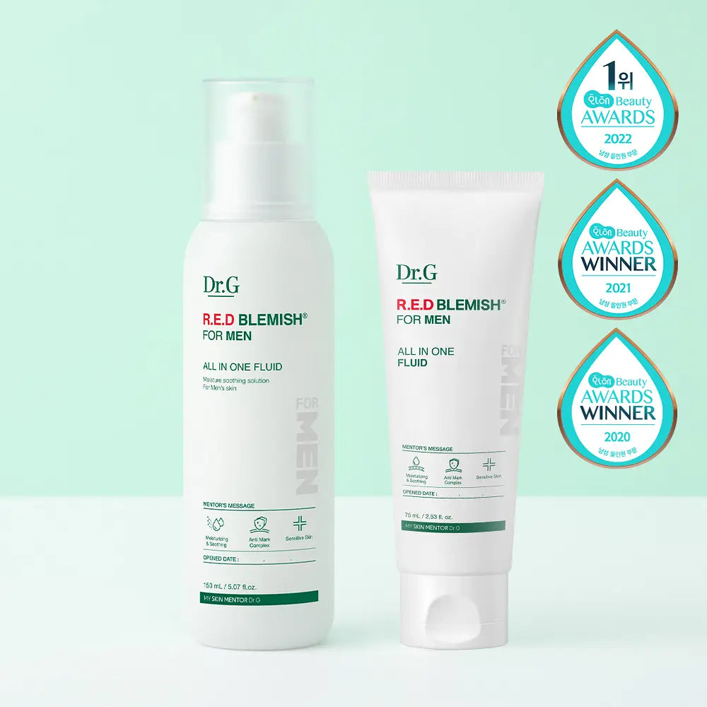 [Dr.G] Men’s All-in-One Fluid Lightweight Fresh Finish 150ml + 75ml by Olive Young