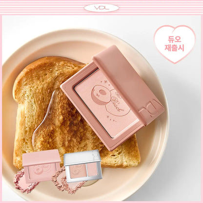 [vdl] Cheek Stain Blusher Duo Soft Radiant Finish 6g x 2 Colors
