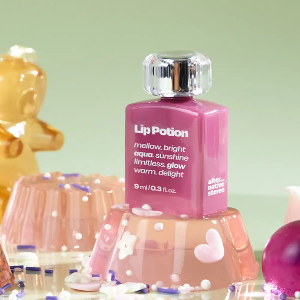 [alternativestereo] Lip Potion Aqua Glow Glossy Tint Radiant Shine 8ml
