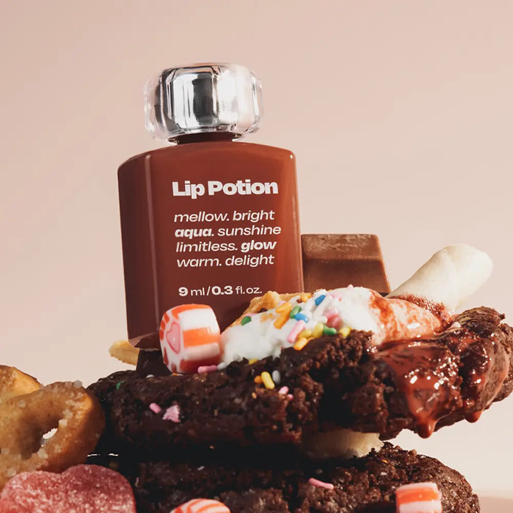 [alternativestereo] Lip Potion Aqua Glow Glossy Tint Radiant Shine 8ml