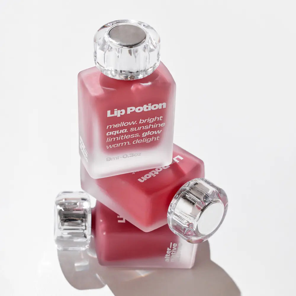 [alternativestereo] Lip Potion Aqua Glow Glossy Tint Radiant Shine 8ml