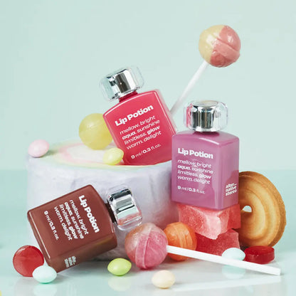 [alternativestereo] Lip Potion Aqua Glow Glossy Tint Radiant Shine 8ml