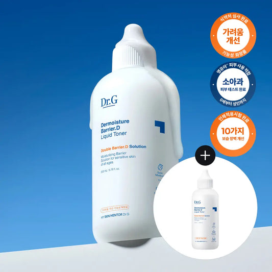 [Dr.G] Dermoisture Barrier Liquid Toner Soft Hydrating Finish Set 200ml + 100ml