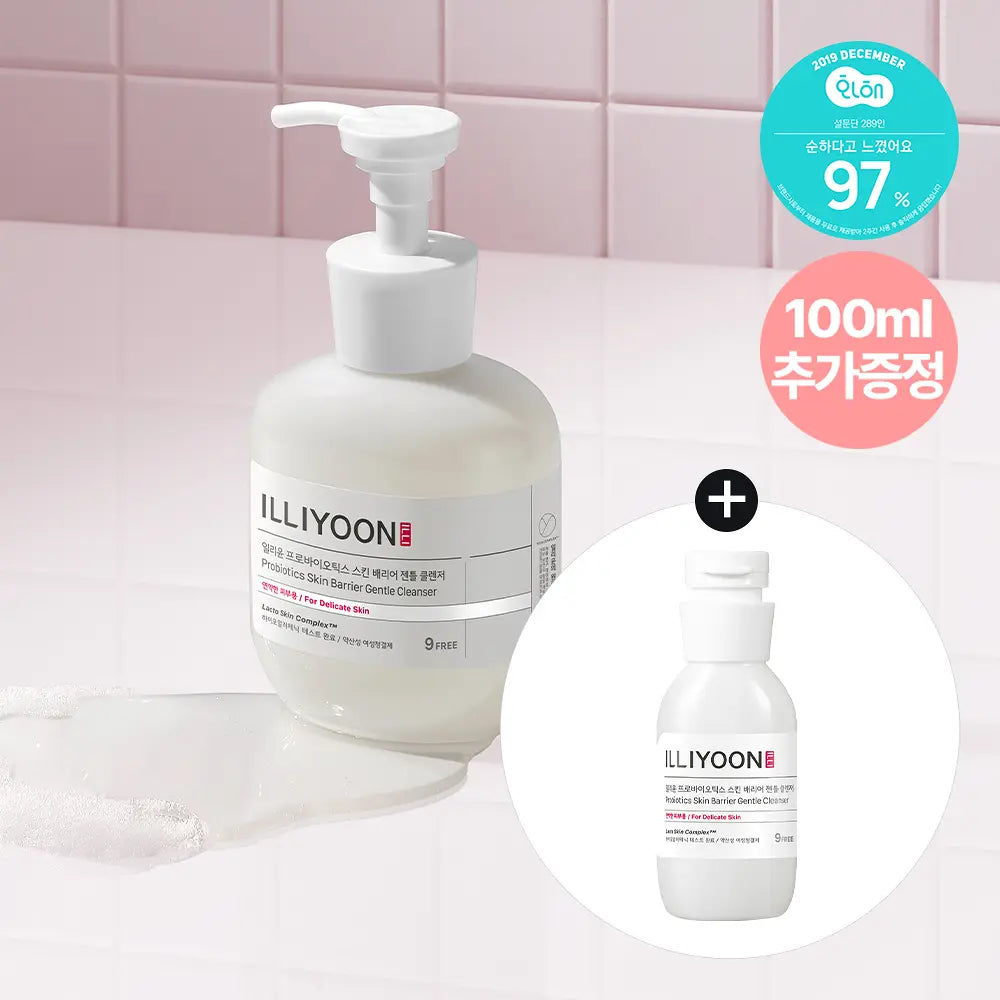 [illiyoon] Probiotics Gentle Feminine Cleanser Soft Fresh Foam 300ml + 100ml