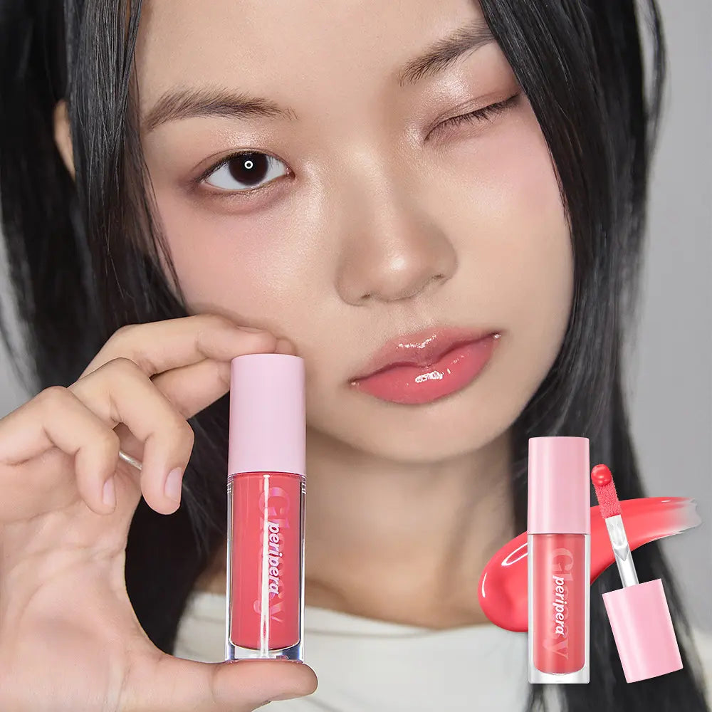[Peripera] Ink Glasting Lip Gloss – Soft Glossy Finish Lip Tint | 4.5ml, 13 Colors