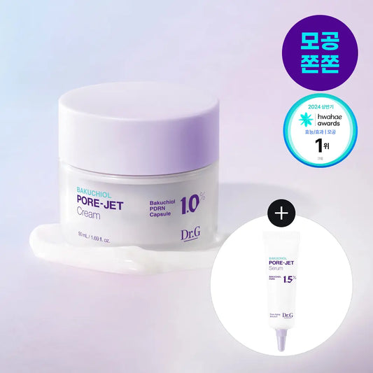 [Dr.G] Bakuchiol Pore Care Cream Smooth Balanced Finish 50 ml + 10 ml Set