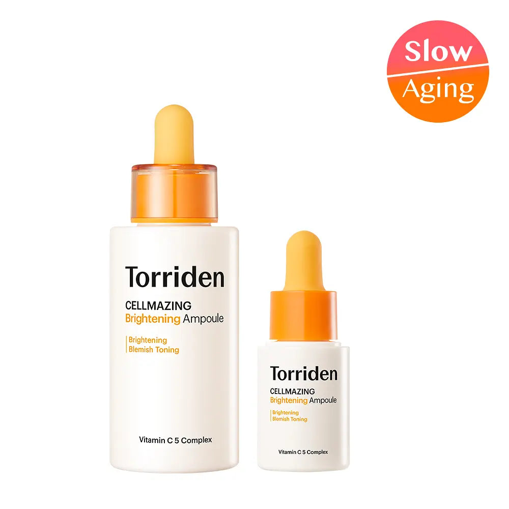 [Torriden] Vitamin C Glow Essence Ampoule Lightweight Radiant Finish Set 30ml (+10ml Bonus)