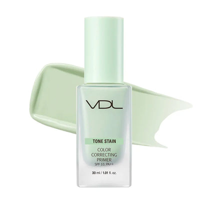 [vdl] Tone Stain Color Correcting Primer Soft Radiant Finish 30ml Set (with Spatula)