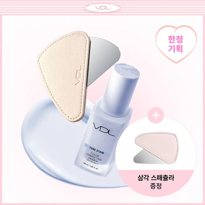 [vdl] Tone Stain Color Correcting Primer Soft Radiant Finish 30ml Set (with Spatula)