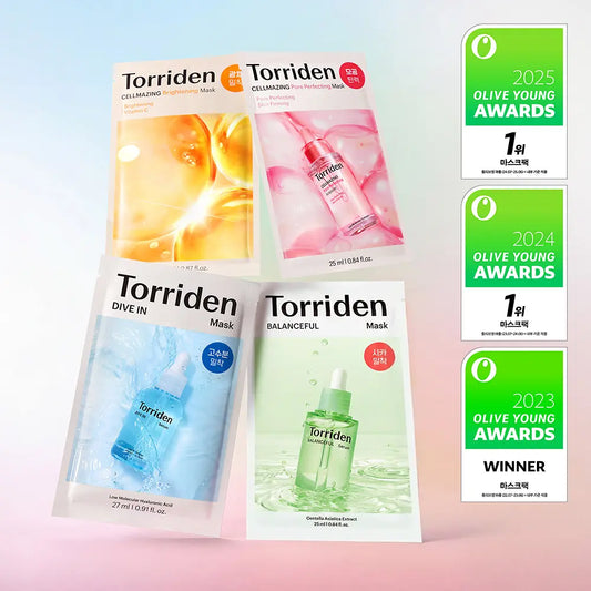 [Torriden] Single Sheet Mask with Fresh Comfort Finish 1 Count (Hydration / Calm / Radiance / Smooth Look Options)
