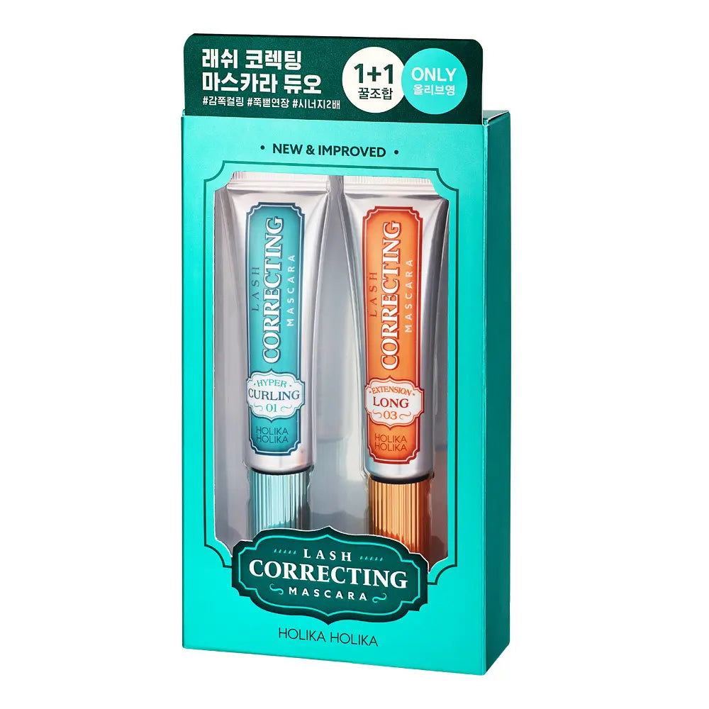 [Holika Holika] Lash Correcting Mascara Special Duo Set with Soft Definition | Limited Edition