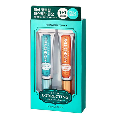 [Holika Holika] Lash Correcting Mascara Special Duo Set with Soft Definition | Limited Edition