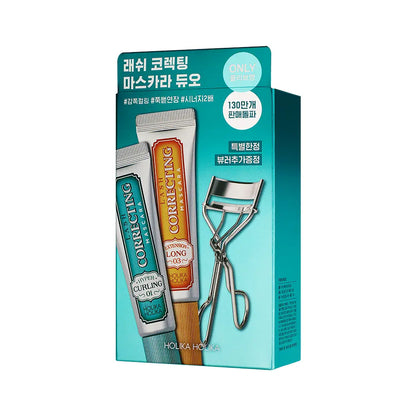 [Holika Holika] Lash Correcting Mascara Special Duo Set with Soft Definition | Limited Edition