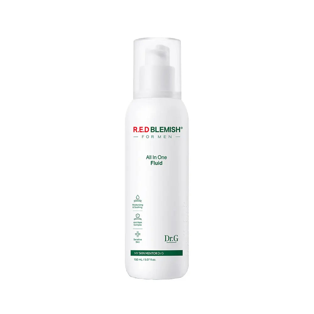 [Dr.G] Red Blemish For Men Hydrating Fluid & Foam Cleanser Set | 2-Piece Kit + Samples