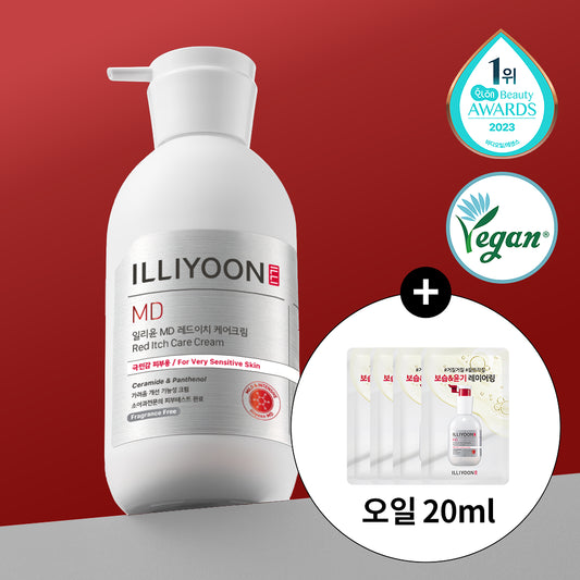 [illiyoon] Red-Itch Care Cream Lightweight Moisturizing Body Cream 330ml