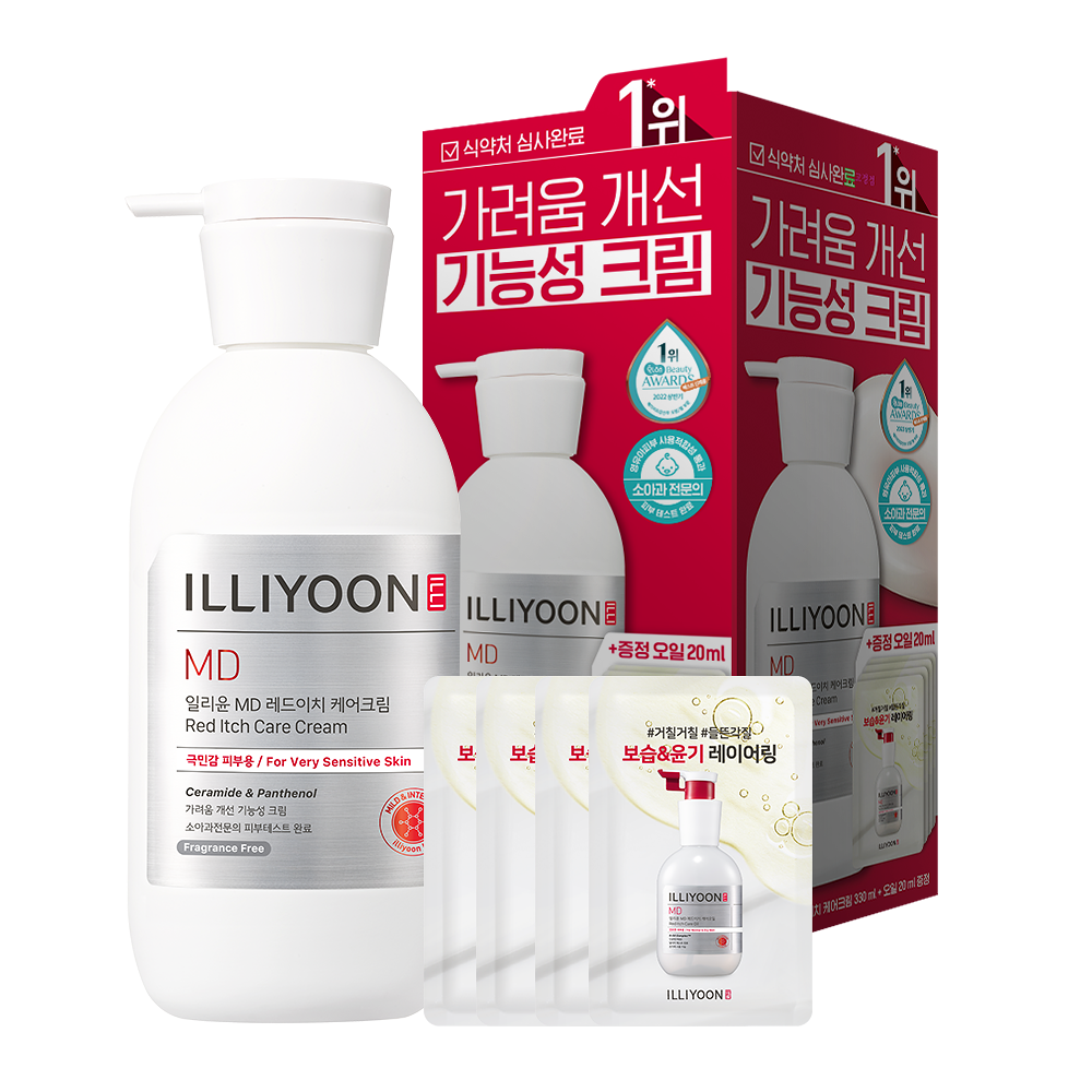 [illiyoon] Red-Itch Care Cream Lightweight Moisturizing Body Cream 330ml