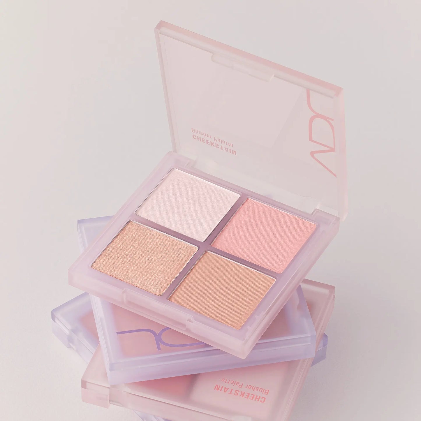 [vdl] Cheek Stain Palette Soft Glow Multi Texture Blush Palette 1 Compact