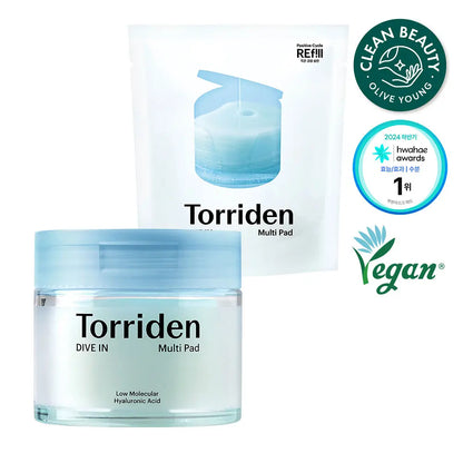 [Torriden] Toner Pad Refill Set with Fresh Comfort Finish 180ml (1+1 Option)