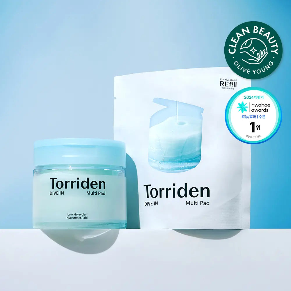 [Torriden] Toner Pad Refill Set with Fresh Comfort Finish 180ml (1+1 Option)