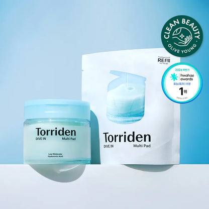 [Torriden] Toner Pad Refill Set with Fresh Comfort Finish 180ml (1+1 Option)