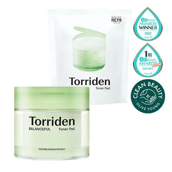 [Torriden] Toner Pad Refill Set with Fresh Comfort Finish 180ml (1+1 Option)