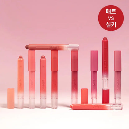 [Peripera] Slip On My Lip Soft Matte & Silky Lipstick | 1.4g / 1.6g | 13 Shades