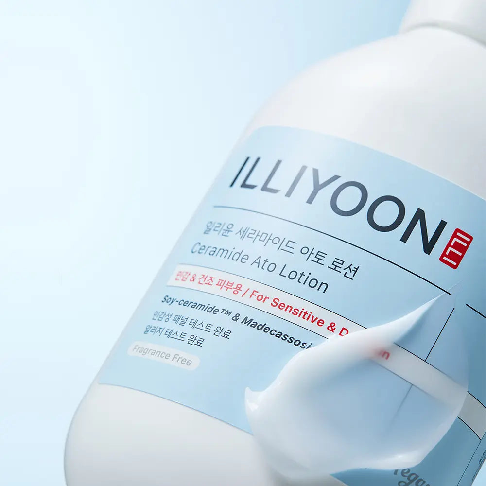 [illiyoon] Ceramide Ato Lotion Lightweight Moisturizing Body Lotion Set 334ml + 100ml