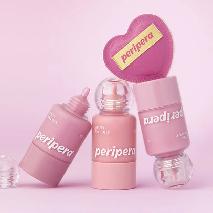 [Peripera] Syrupy Tok Cheek – Soft Dewy Radiant Finish | 10g (Gift Set & Single Options)