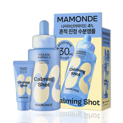 [mamonde] Calming Shot Azulene Hydrating Ampoule Lightweight Finish 50ml Set