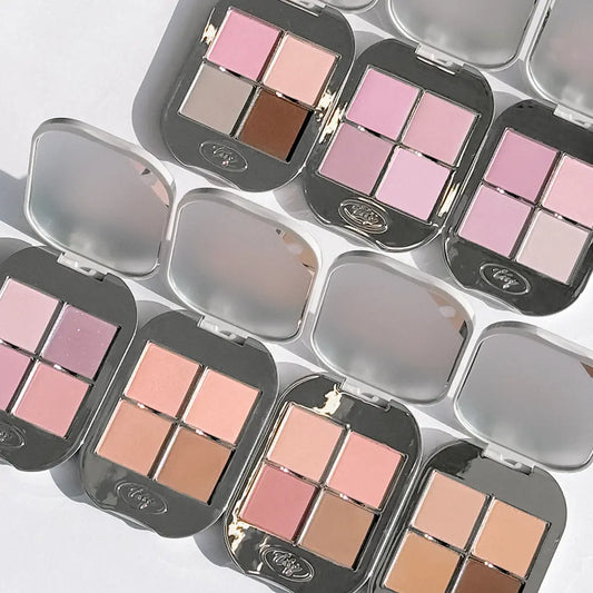 [TOOQ] Magnetic Creamy-Matte Eye Shadow Palette Soft Blend Finish | 4-Pan (Choose 1 of 6)