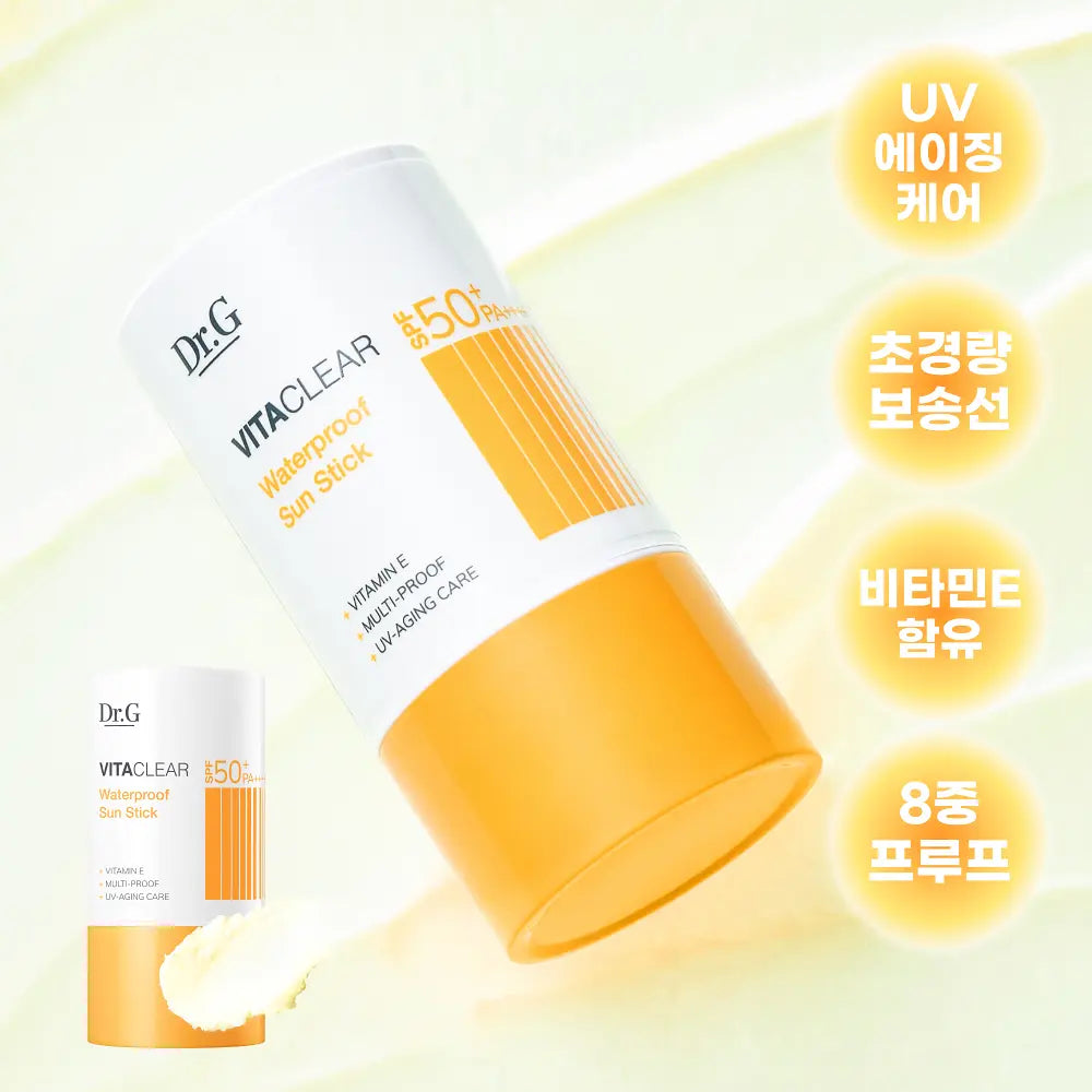 [Dr.G] Vita Clear Waterproof Sun Stick Soft Matte Finish 21g by Olive Young