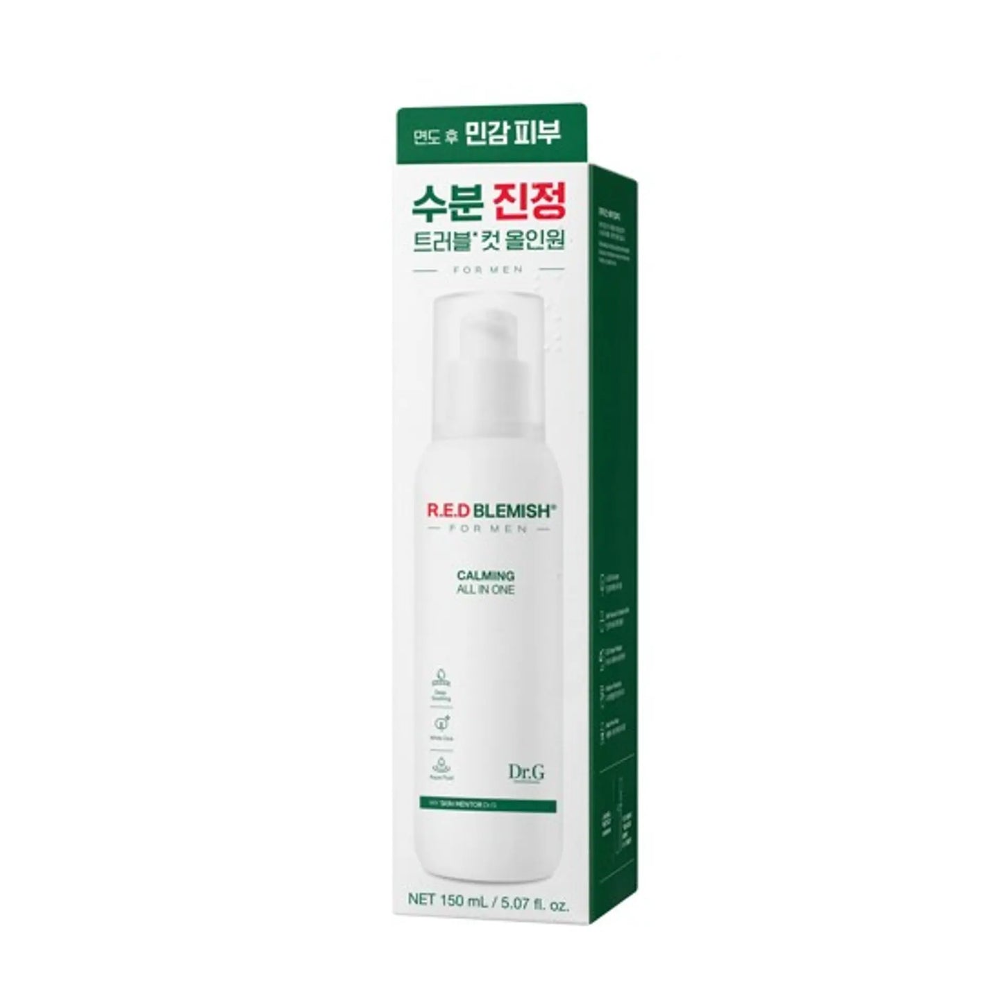 [Dr.G] Red Blemish For Men All-In-One Soothing Fluid with Lightweight Fresh Finish | 150ml Single / Special Set