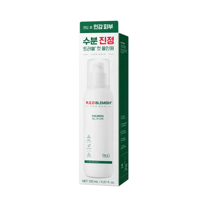 [Dr.G] Red Blemish For Men All-In-One Soothing Fluid with Lightweight Fresh Finish | 150ml Single / Special Set