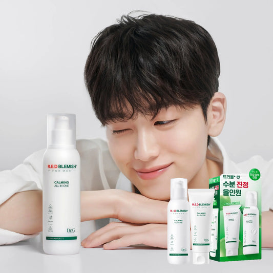 [Dr.G] Red Blemish For Men All-In-One Soothing Fluid with Lightweight Fresh Finish | 150ml Single / Special Set